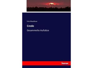 9783744644006 - Credo - Fritz Mauthner Kartoniert (TB)