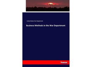 9783744662383 - Business Methods in the War Department - United States War Department Kartoniert (TB)