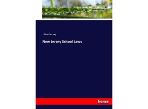 9783744666930 - New Jersey School Laws - New Jersey Kartoniert (TB)