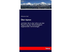 9783744668217 - Über Apnoe - Johannes Gad Kartoniert (TB)