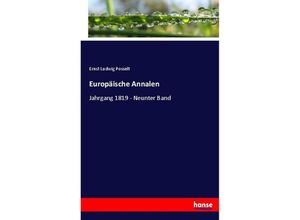 9783744684569 - Europäische Annalen - Ernst Ludwig Posselt Kartoniert (TB)