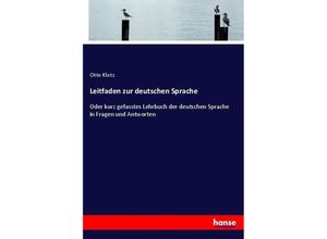 9783744695619 - Leitfaden zur deutschen Sprache - Otto Klotz Kartoniert (TB)