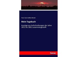 9783744699495 - Mein Tagebuch - Franz Xaver Andlaw-Birseck Kartoniert (TB)