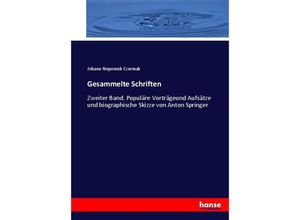 9783744705554 - Gesammelte Schriften - Johann Nepomuk Czermak Kartoniert (TB)