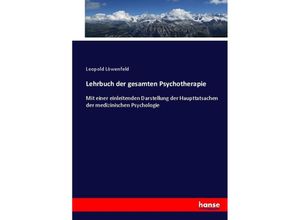 9783744705776 - Lehrbuch der gesamten Psychotherapie - Leopold Löwenfeld Kartoniert (TB)