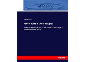 9783744712767 - Robert Burns in Other Tongues - William Jacks Kartoniert (TB)