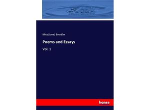 9783744715591 - Poems and Essays - Jane Bowdler Kartoniert (TB)