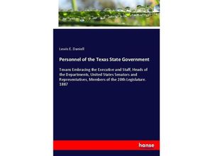 9783744727686 - Personnel of the Texas State Government - Lewis E Daniell Kartoniert (TB)