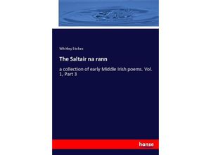 9783744735766 - The Saltair na rann - Whitley Stokes Kartoniert (TB)