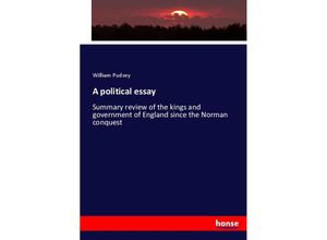 9783744739191 - A political essay - William Pudsey Kartoniert (TB)