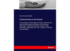 9783744752138 - A Commentary on the Psalms - Richard Frederick Littledale Kartoniert (TB)