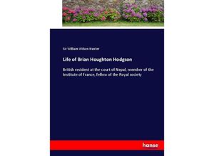 9783744755740 - Life of Brian Houghton Hodgson - Sir William Wilson Hunter Kartoniert (TB)