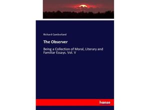 9783744767705 - The Observer - Richard Cumberland Kartoniert (TB)