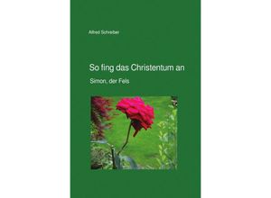 9783745004724 - So fing das Christentum an - Alfred Schreiber Kartoniert (TB)