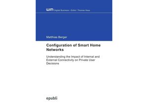 9783745007541 - WIM Digital Business   Configuration of Smart Home Networks - Matthias Berger Kartoniert (TB)