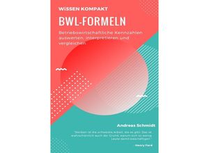 9783745068894 - BWL-Formeln - Andreas Schmidt Kartoniert (TB)