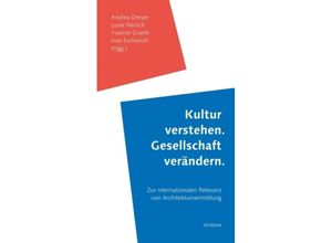 9783745510775 - Kultur verstehen Gesellschaft verändern Kartoniert (TB)