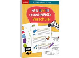 9783745903614 - - GEBRAUCHT Mein bunter Lernspielblock – Vorschule Formen Mengen und Laute Übungen und Rätsel ab 5 Jahren - Preis vom 02082023 050232 h