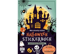 9783745907209 - Mein schaurig-schönes Halloween-Stickerbuch - Mit über 500 Stickermotiven Kartoniert (TB)