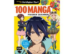 9783745918083 - 100 Manga-Figuren zeichnen - Christopher Hart Kartoniert (TB)