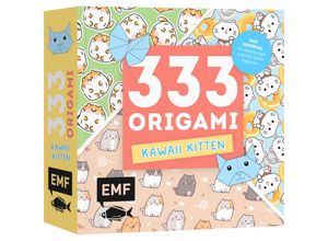 9783745921540 - 333 Origami - Kawaii Kitten - Niedliche Papiere falten für Katzen-Fans Kartoniert (TB)