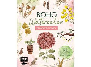 9783745922035 - Boho Watercolor - Flowers & Garden - Vanessa May Gebunden