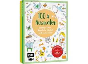 9783745922578 - 100 x Ausmalen - 2 Ausmal-Bücher im Bundle Kartoniert (TB)