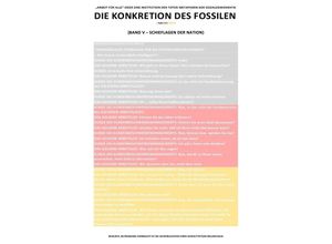 9783746798462 - DIE KONKRETION DES FOSSILEN   DIE KONKRETION DES FOSSILEN - ARBEIT FÜR ALLE ODER EINE INSTITUTION DER TOTEN METAPHERN DER SOZIALDEMOKRATIE (BD 5 6) - Sozialkritische Professionals Deutschland (SP D) Kartoniert (TB)