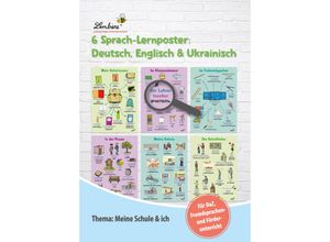 9783746811000 - 6 Sprach-Lernposter Deutsch Englisch Ukrainisch - Redaktionsteam Poster