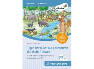 9783746811369 - Tiger Bär & Co Auf Lesespuren durch die Tierwelt - Christina Uekötter-Rieke Kartoniert (TB)