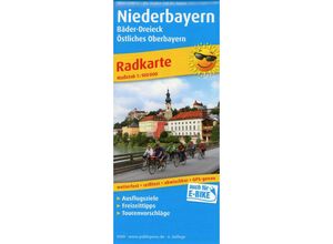 9783747301098 - Radkarte Niederbayern - Bäder-Dreieck - Östliches Oberbayern Karte (im Sinne von Landkarte)