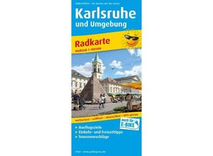 9783747301685 - PUBLICPRESS Radkarte Karlsruhe und Umgebung Karte (im Sinne von Landkarte)