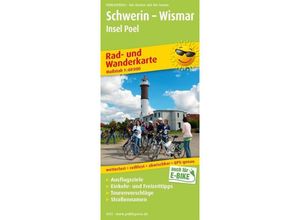 9783747303115 - PublicPress Rad- und Wanderkarte Schwerin - Wismar Insel Poel Karte (im Sinne von Landkarte)