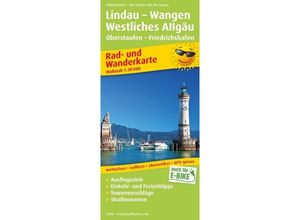 9783747304358 - PublicPress Rad- und Wanderkarte Lindau - Wangen Westliches Allgäu Oberstaufen - Friedrichshafen Karte (im Sinne von Landkarte)