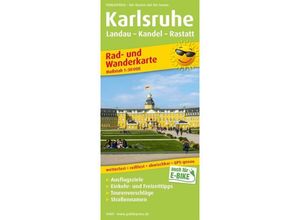 9783747304891 - PublicPress Rad- und Wanderkarte Karlsruhe-Landau-Rastatt Karte (im Sinne von Landkarte)