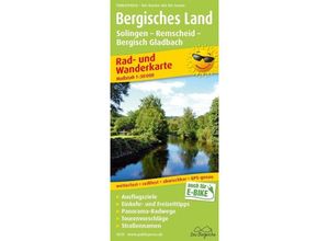 9783747305188 - PUBLICPRESS Rad- und Wanderkarte Bergisches Land Solingen - Remscheid - Bergisch Gladbach Karte (im Sinne von Landkarte)