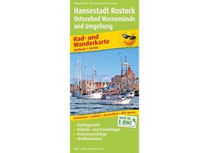 9783747305355 - PublicPress Rad- und Wanderkarte Hansestadt Rostock Ostseebad Warnemünde und Umgebung Karte (im Sinne von Landkarte)