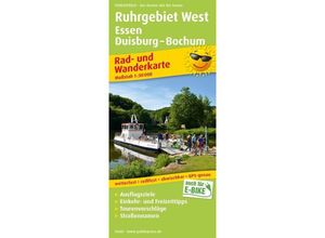 9783747306604 - PublicPress Rad- und Wanderkarte Ruhrgebiet West - Essen Duisburg Bochum Karte (im Sinne von Landkarte)