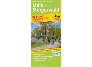 9783747307168 - PublicPress Rad- und Wanderkarte Main - Steigerwald Karte (im Sinne von Landkarte)