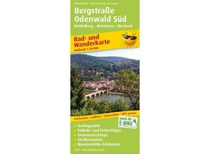 9783747307397 - PublicPress Rad- und Wanderkarte Bergstraße-Odenwald Süd Karte (im Sinne von Landkarte)