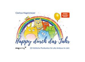 9783747404058 - Happy durch das Jahr Postkarten - Clarissa Hagenmeyer Kartoniert (TB)