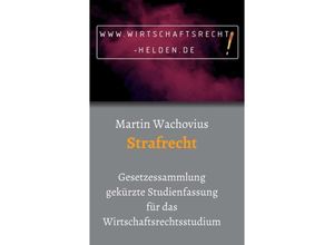 9783749744626 - Strafrecht - Martin Wachovius Kartoniert (TB)