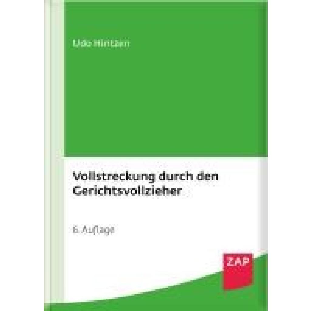 9783750800328 - Hintzen Udo Vollstreckung durch den Gerichtsvollzieher