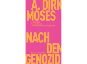 9783751805650 - Nach dem Genozid - A Dirk Moses Kartoniert (TB)