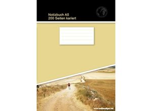 9783753138961 - Notizbuch A5 200 Seiten kariert (Softcover Khaki) - Christian Brondke Kartoniert (TB)