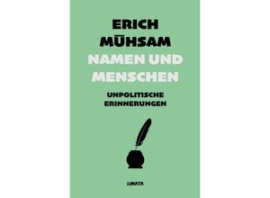 9783753145426 - Namen und Menschen - Erich Mühsam Kartoniert (TB)