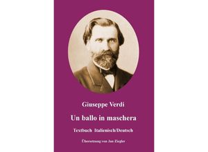 9783753153636 - Un ballo in maschera Italienisch Deutsch - Giuseppe Verdi Kartoniert (TB)