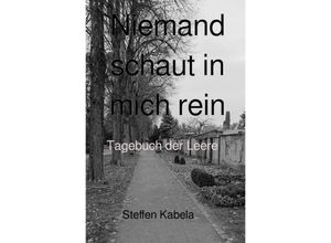 9783753156149 - Niemand schaut in mich rein - Steffen Kabela Kartoniert (TB)