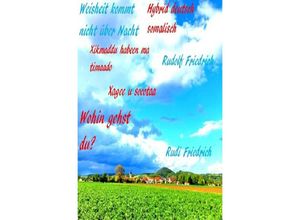 9783754123874 - Wohin gehst du? Weisheit kommt nicht über Nacht - Rudi Friedrich Kartoniert (TB)