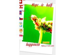 9783754140093 - Hope is half happiness Nemec Anglictina cestina English German - Rudi Friedrich Powerful Glory Augsfeld Haßfurt Knetzgau Kartoniert (TB)